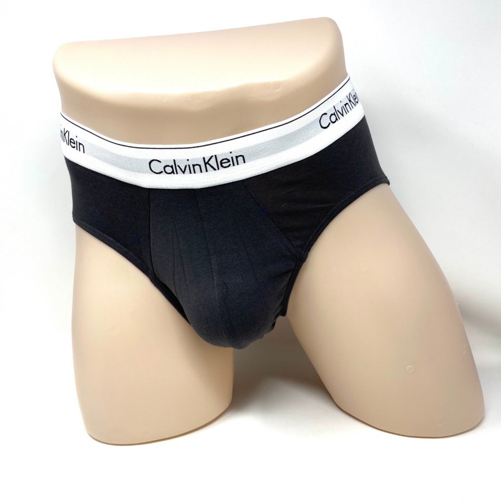 💖MEGA SALE💖Calvin Klein 3-Pack Men's Modern Cotton Hip Brief Gray XL NB2379905 - Picture 6 of 9